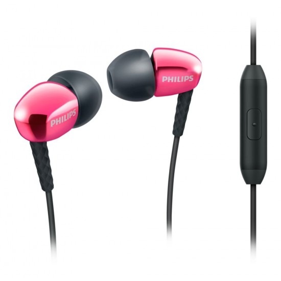 Philips SHE3905 In Ear Headphones with Mic (Pink)