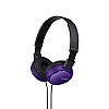 Sony MDR-ZX110 On-Ear Stereo Headphones (Violet)