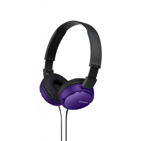 Sony MDR-ZX110 On-Ear Stereo Headphones (Violet)