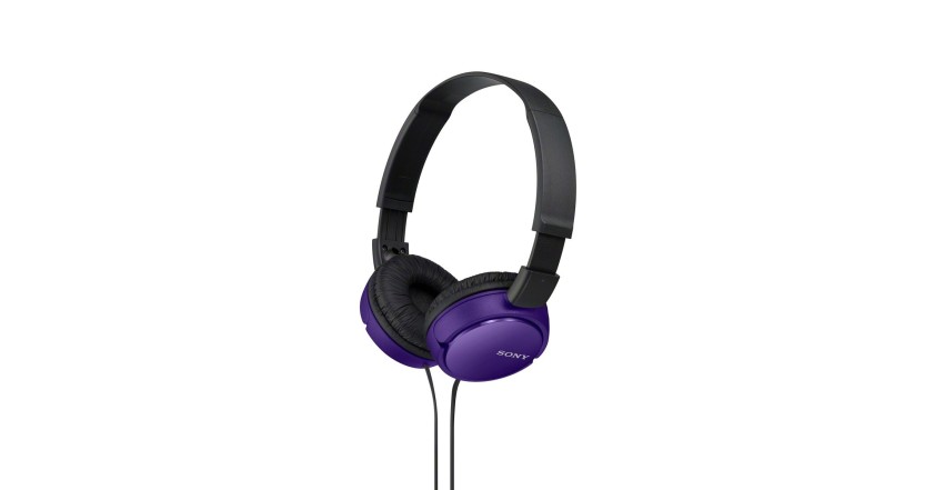 Sony MDR-ZX110 On-Ear Stereo Headphones (Violet)