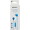 Sony MDR-EX15AP In-Ear Stereo Headphones with Mic Blue