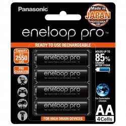 Panasonic eneloop pro AA Rechargeable Battery, Pack of 4 