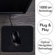 ProDot Universal MU253s USB 1000 DPI Wired Optical Mouse (Black)