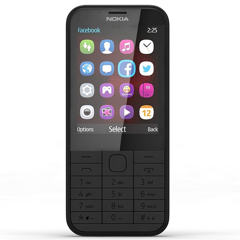 Nokia 225 (Dual SIM, Black)