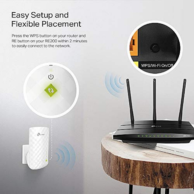 TP-Link AC750 Wifi Range Extender | Up to 750Mbps | Dual Band WiFi Extender 