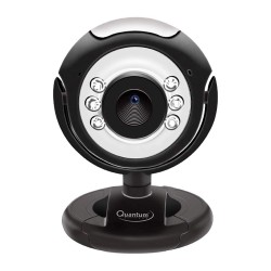 Quantum QHM495LM 6 Light Webcam For Laptop/Desktop (Black)