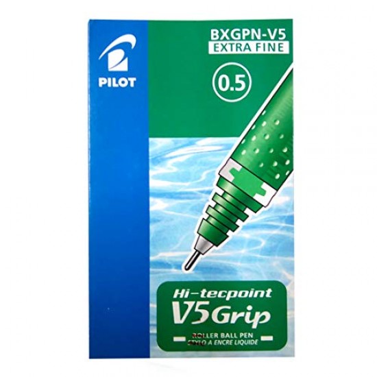 Pilot Hi Techpoint V5 Grip Green Pen (1pc)
