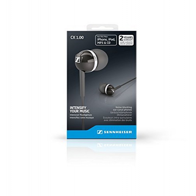 Sennheiser CX 1.00 Black in-Ear Canal Headphone