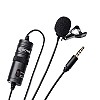 BOYA BY-M1 Clip-On Microphone for DSLR Camera/Smartphone/Camcorder/Audio Recorders - Black