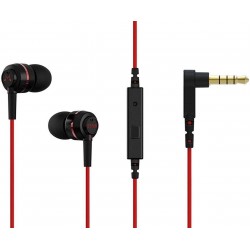 Soundmagic ES18S In-Ear Headphone With Mic (Black/Red)