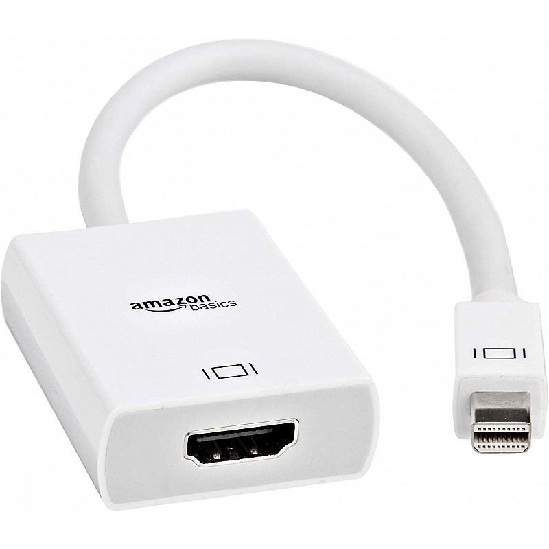 AmazonBasic Mini DisplayPort (Thunderbolt) to HDMI Adapter - White