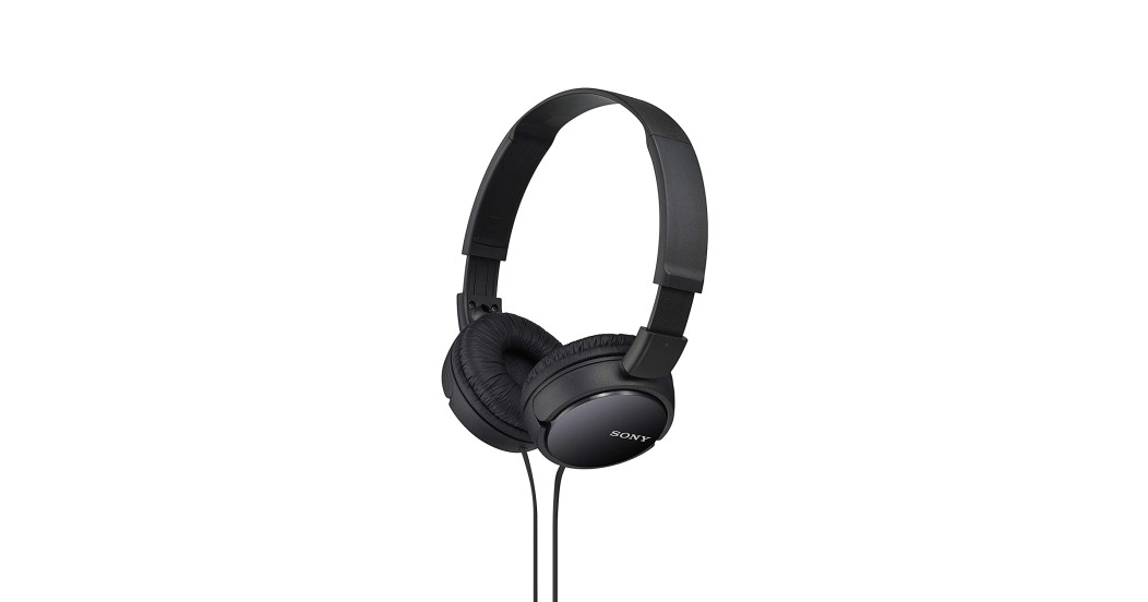Sony MDR-ZX110 On-Ear Stereo Headphones (Black)