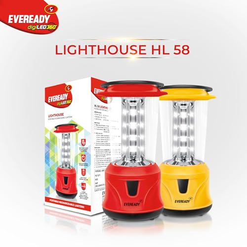 Eveready HL-58 Portable Rechargeable Lantern (Colour May Vary) Eveready HL-58 Portable Rechargeable Lantern (Colour May Vary)