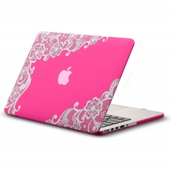 Kuzy R5 13-inch Rubberized Hard Case for MacBook Air (Pink)