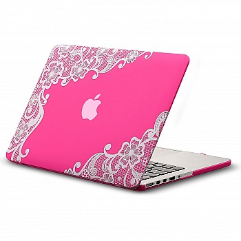 Kuzy R5 13-inch Rubberized Hard Case for MacBook Air (Pink)