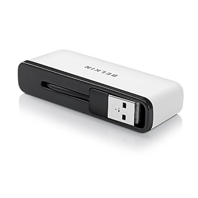 Belkin 4-Port USB to USB 2.0 Ultra-Mini Hub Adapter for MacBook,Laptop and Desktop