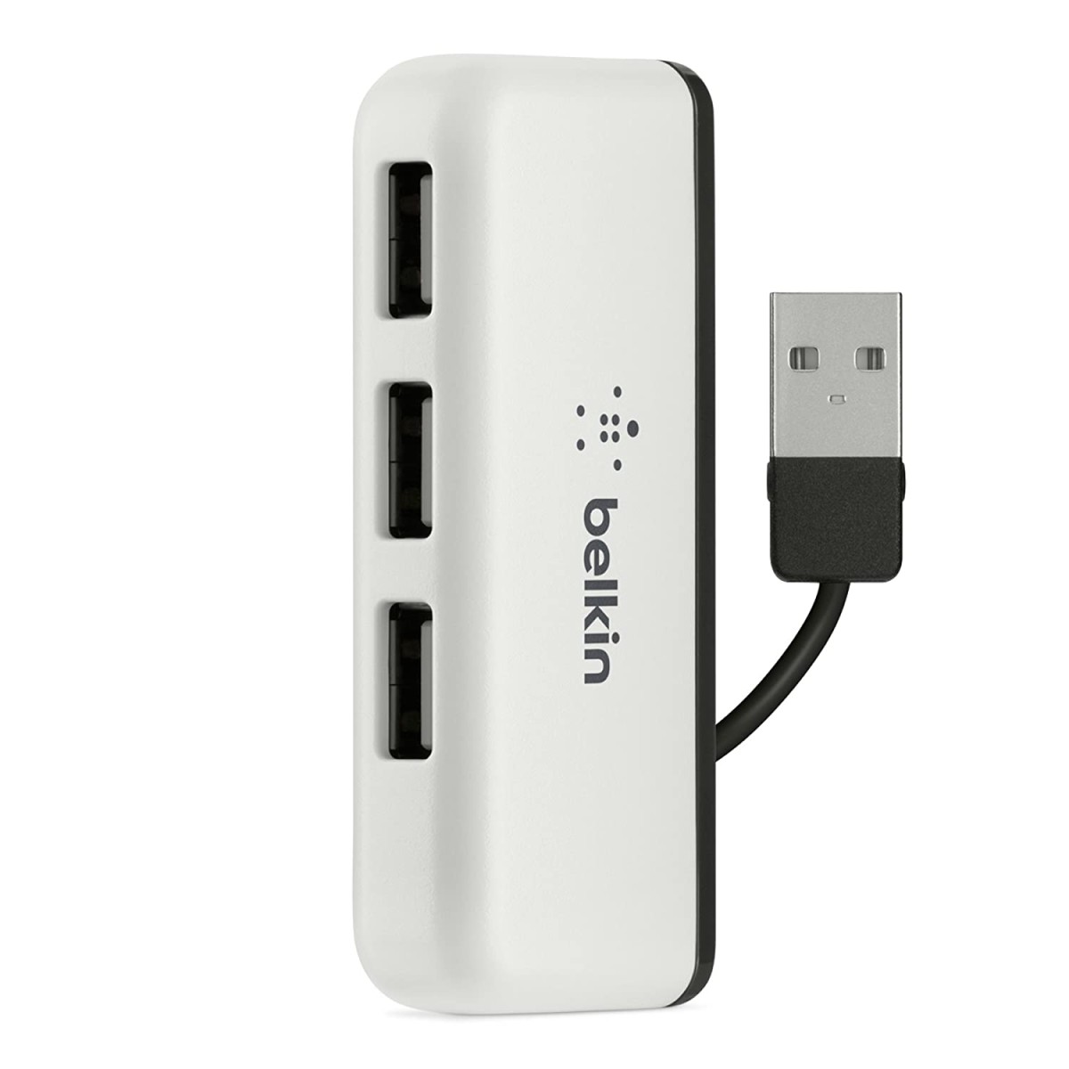 Belkin 4-Port USB to USB 2.0 Ultra-Mini Hub Adapter for MacBook,Laptop and Desktop
