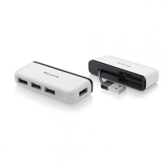 Belkin 4-Port USB to USB 2.0 Ultra-Mini Hub Adapter for MacBook,Laptop and Desktop