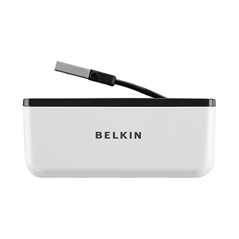 Belkin 4-Port USB to USB 2.0 Ultra-Mini Hub Adapter for MacBook,Laptop and Desktop