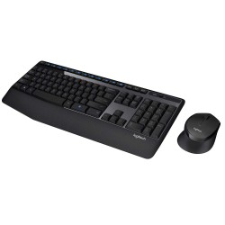 Logitech MK345 Wireless Combo Full-Sized Keyboard with Palm Rest and Comfortable Right-Handed Mouse