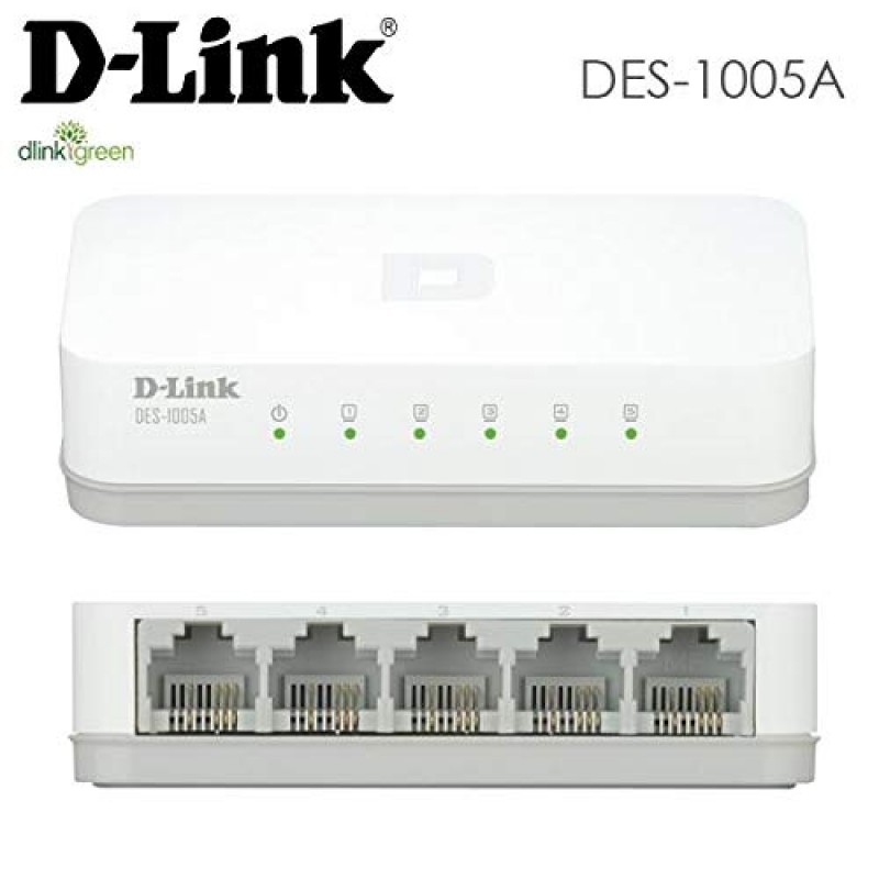 D-Link DES-1005C 10/100 Network Switch D-Link DES-1005C 10/100 Network Switch