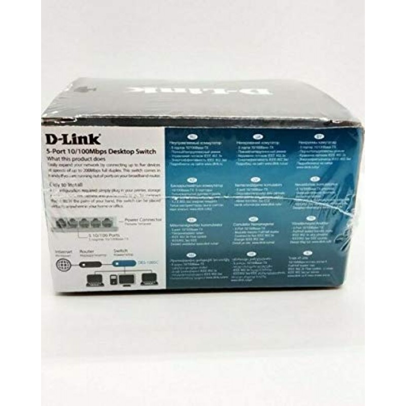 D-Link DES-1005C 10/100 Network Switch D-Link DES-1005C 10/100 Network Switch