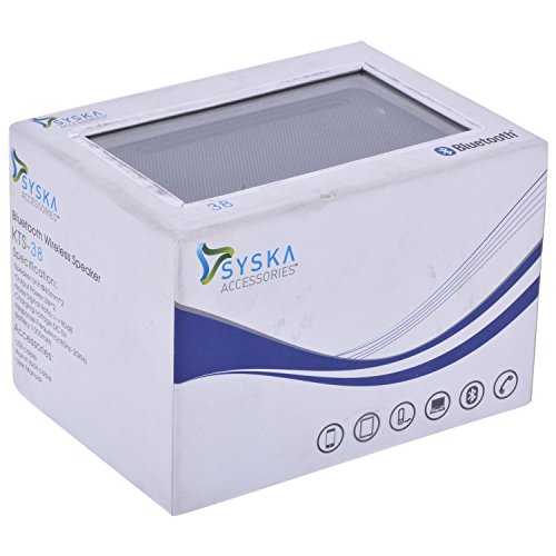 Syska Kts-38 Bluetooth Speaker (Black) Syska Kts-38 Bluetooth Speaker (Black)