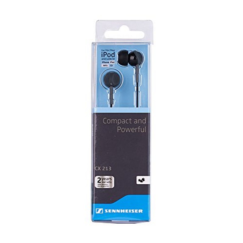 Sennheiser CX213 Wired in Ear Earphone Without Mic Black