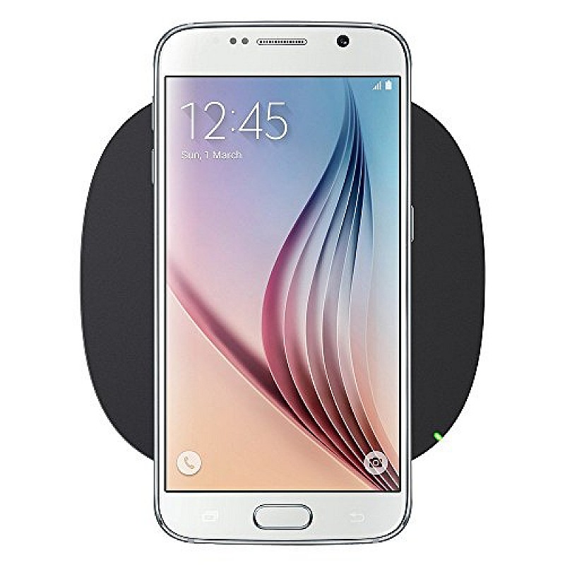 Belkin Boost Up Qi (5W) Wireless Charger Pad Compatible with Samsung S series Note series and iphone Black 