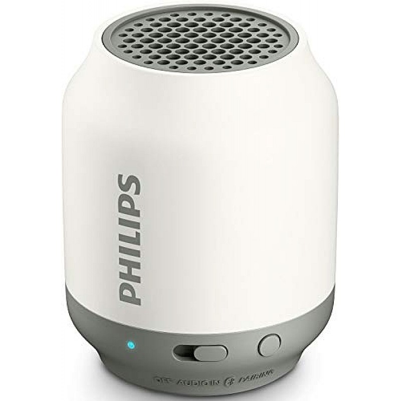 Philips BT50W/00 Portable Wireless Bluetooth Speaker, white