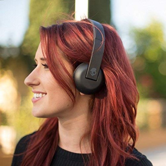 Skullcandy Uproar Wireless On-Ear Headphone with Mic (Black)