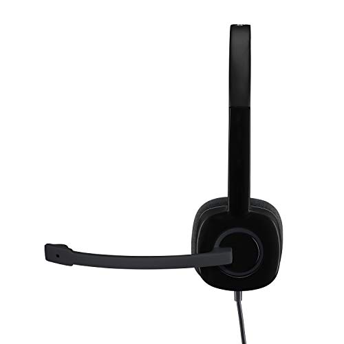 Logitech H151 Headset with Noise Cancelling Boom Microphone Black Logitech H151 Headset with Noise Cancelling Boom Microphone Black
