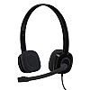 Logitech H151 Headset with Noise Cancelling Boom Microphone Black