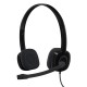 Logitech H151 Headset with Noise Cancelling Boom Microphone Black