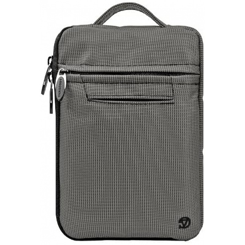 VG Premium Hydei Extra Pockets Nylon Sleeve Carrying Case with Handle for Vlebazaar Kindle Voyage (Steel Grey)