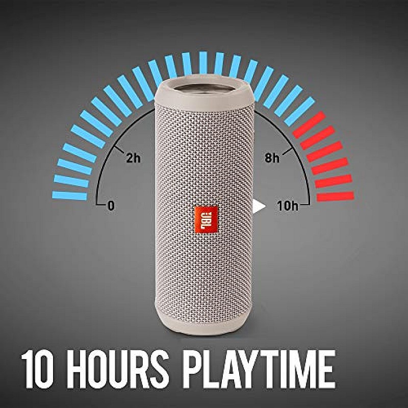 JBL Flip 3 Portable Wireless Speaker with Powerful Bass & Mic (Grey)