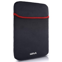 GIZGA MU-HOWY-VQ7H Protective Reversible Laptop Sleeve (Black and Red) 
