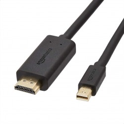 AmazonBasic Mini DisplayPort to HDMI Cable - 3 Feet