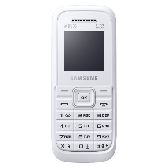 Samsung Guru FM Plus (SM-B110E/D, White)
