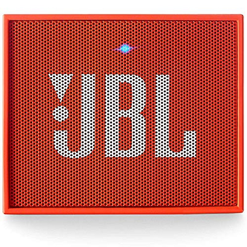 JBL GO Portable Wireless Bluetooth Speaker with Mic, signature sound, 5hours playtime (orange)