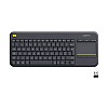 Logitech K400 Plus Wireless Livingroom Keyboard Black