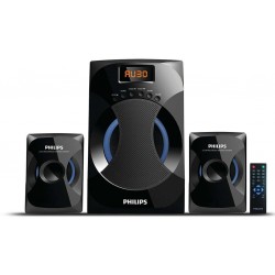Philips Audio MMS-4545B 2.1 Channel Speakers System (Black)