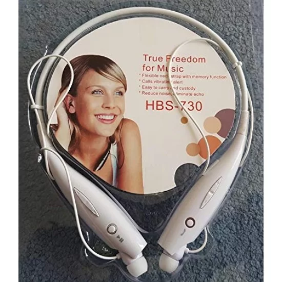 Bluetooth Stereo Headset Headphones Plus HBS-730 Wireless (Black)