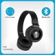 Black 3.0 Stereo AT-T PBH20-BLK Over-Ear Bluetooth 3.0 Stereo Headphones Black