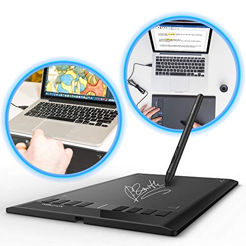 XP-Pen Star03 V2 8192 Levels of Pressure Sensitivity, Battery-Free Stylus, 8 Shortcut Keys and 8 nibs Graphics Drawing Tablet Pen (10 x6 Size) XP-Pen Star03 V2 8192 Levels of Pressure Sensitivity, Battery-Free Stylus, 8 Shortcut Keys and 8 nibs Graphics Drawing Tablet Pen (10 x6 Size)