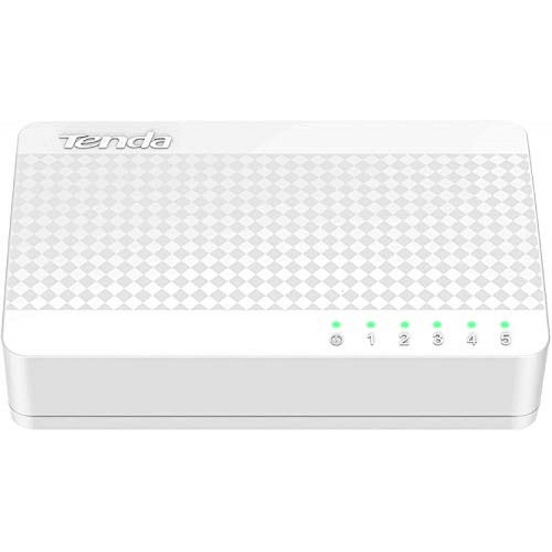 Tenda S108 8-Port Desktop Switch (White)