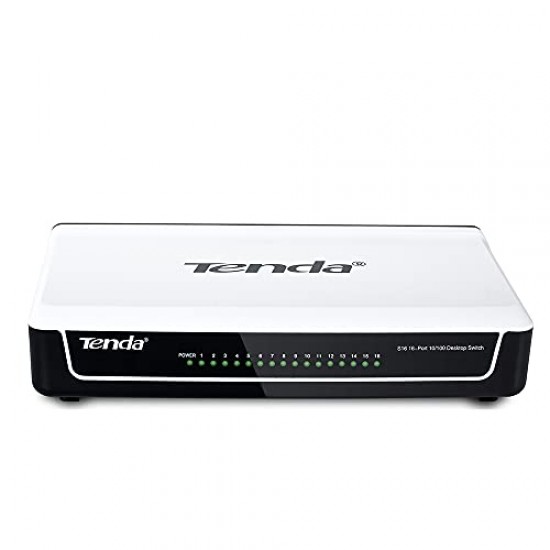 Tenda S108 8-Port Desktop Switch (White)