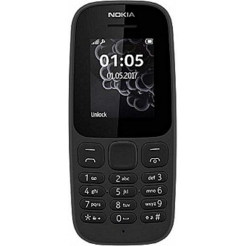 Nokia 105 Single SIM Phone - Black