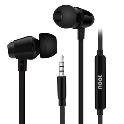 Earphones, NOOTPRODUCTS E302 Premium Earbuds with built-in Mic Stereo, Volume Control and Noise Isolating