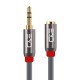 C&E CNE502040 6ft(1.8M) 3.5mm Aux Male to Female Extension Audio Cable Grey